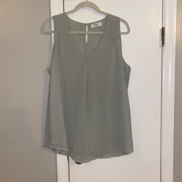 Zenana size XL gray tank top beautiful - Picture 2 of 4